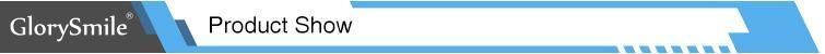 FDA Ce Registered Glory Smile Dental Bright Custom Label Blue Non-Peroxide Teeth Whitening Strips
