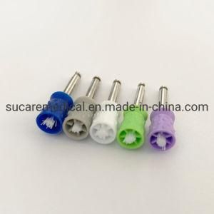 Latch Type Dual Use Dental Prophy Cup with Brush