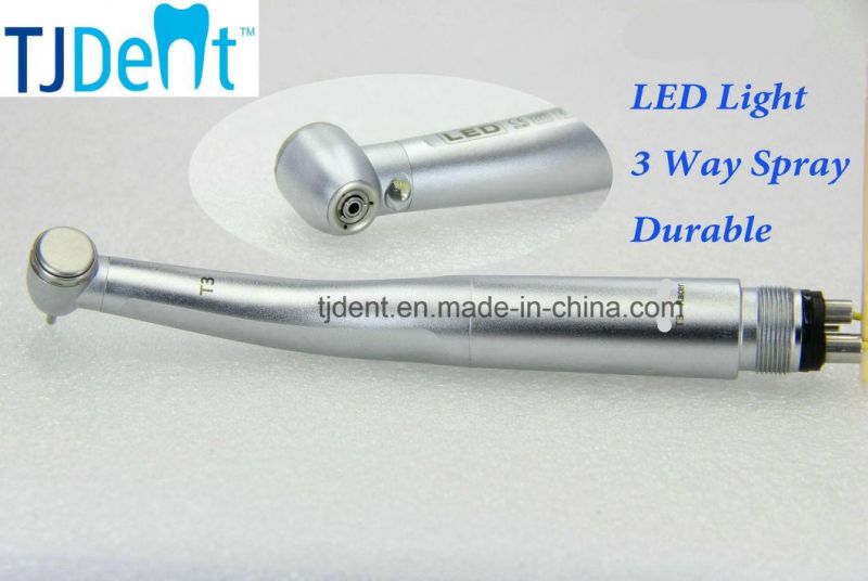 Dental High Speed Handpiece Dental Turbine Handpiece with LED Lamp
