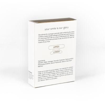 Glorysmile Effective Home Use 28 Strips Tooth Whitening Dry Strips 6%HP