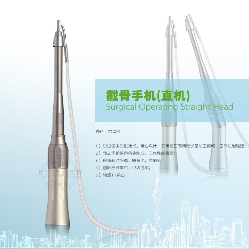 Dental Surgical Handpiece Micro Surgery 1: 1 Straight Head