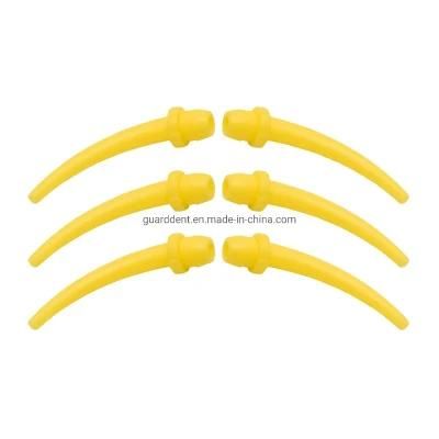 Dental Intra Oral Dental Impression Mixing Tips Yellow Bag of 100 for 4.2 mm