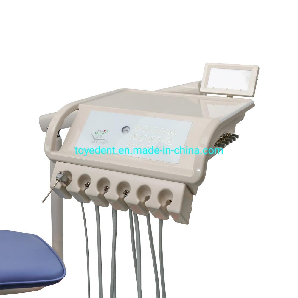 Leather Electronic Dental Chair Full Functions Dental Unit Chair