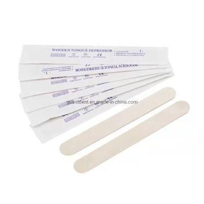 Medical Wooden Tongue Depressor Disposable Wood Tongue Depressor