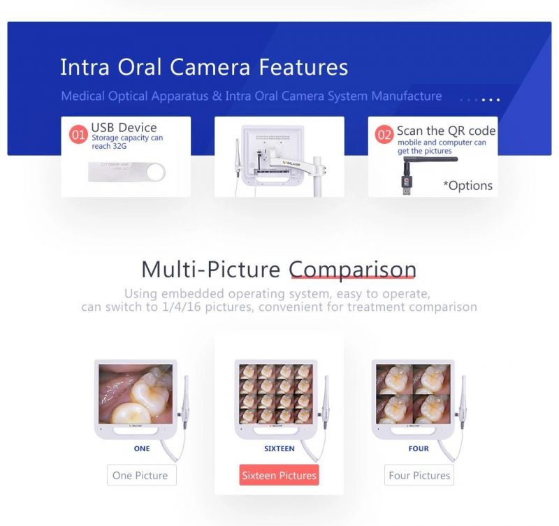 Medical Equipment Factory Intraoral Camera with Export Licence