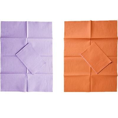 Factory Supplies Protection Dental Products Disposable Colorful 3-Ply Patient Medical Consumable Disposable Dental Bibs