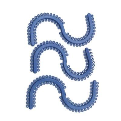 S Type Blue Color Dental Orthodontic Elastic Separator