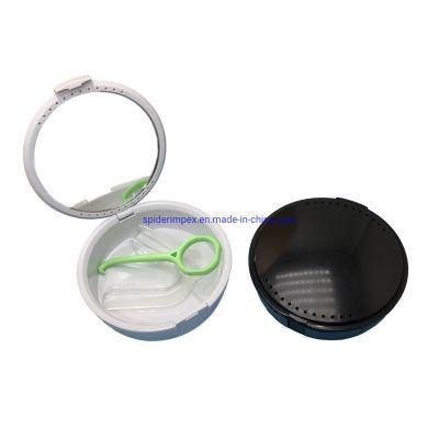 Various Plastic Colorful Orthodontic Dental Retainer Denture Box Bath Box