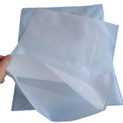 Disposable Non Woven PE White Pillow Cover Airline Pillow Case