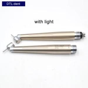 LED 45 Degree Push Button High Speed Dental Handpiece 4 Holes 332-PT34