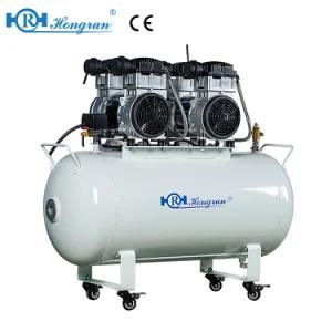 Oilless Oil Free Rocky Pistion Two Cylinder Air Compressor