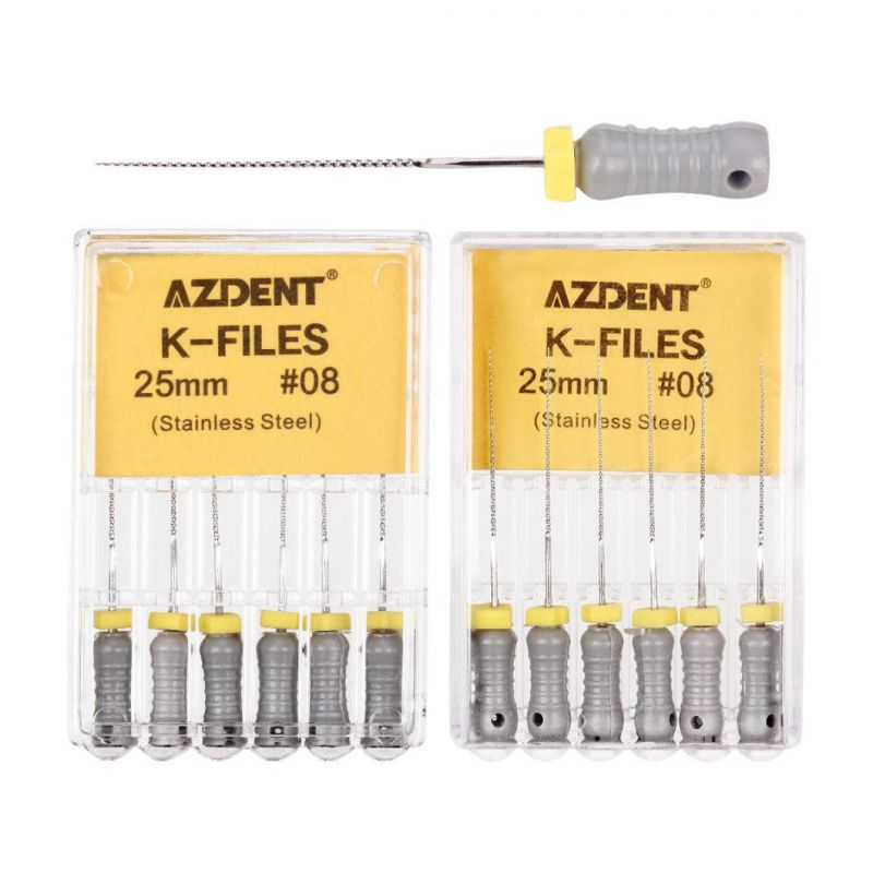 High Quality Endo Engine Use 25mm Nic Niti Dental K-Files with Ce
