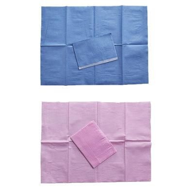 Medical Patient Dental Bib 2 Ply Paper+1 Ply Poly Film Dental Products