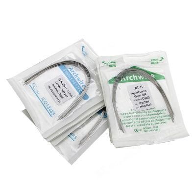 CE ISO FDA China Manufacture Niti Stainless Steel Orthodontic Arch Wire