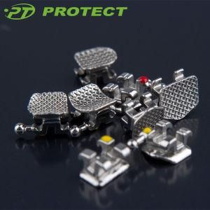 Dental Orthodontic Metal Bracket with Hook (two pieces)