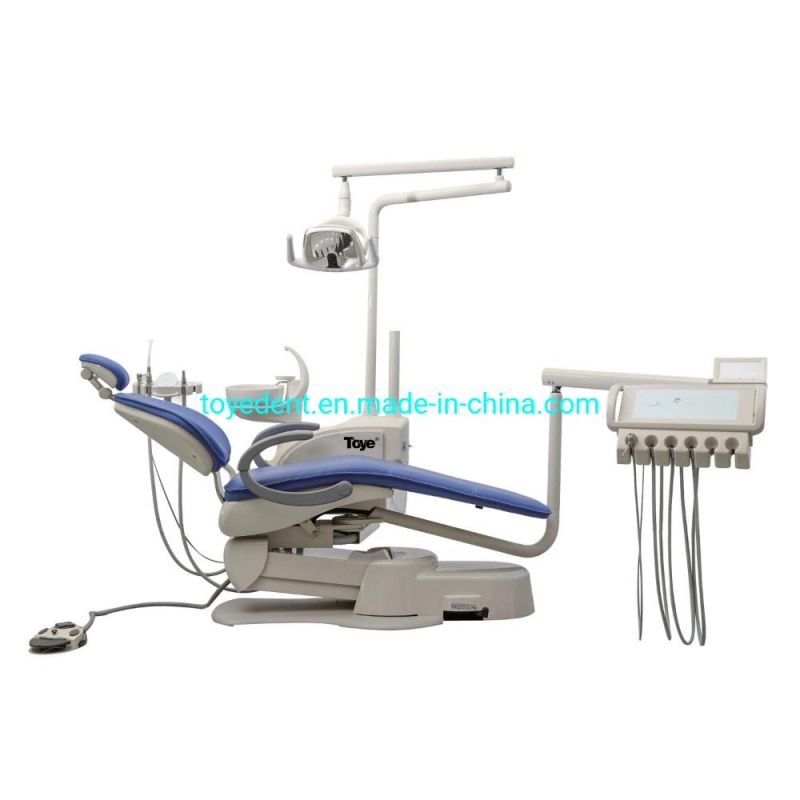 Leather Electronic Dental Chair Full Functions Dental Unit Chair