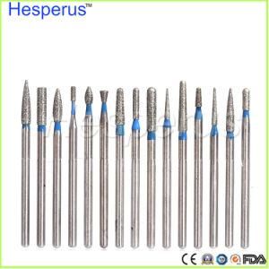 30PCS Dental Diamond Burs Set for Porcelain Shouldered Abutment Polishing Lab