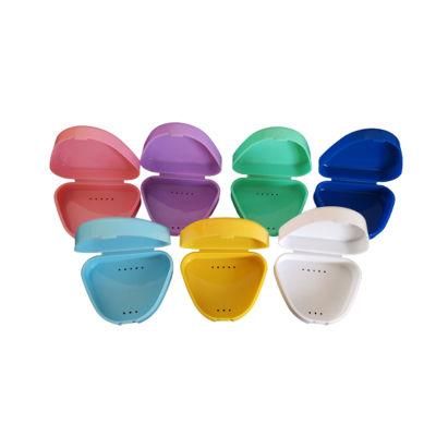 Dental Travel Style Dental Orthodontic Braces Storage Box with Holes
