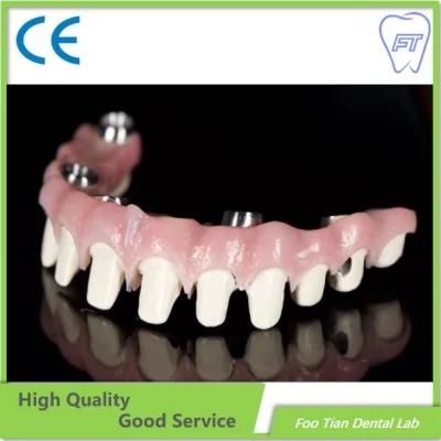 Aesthetic Dental Zirconium Bridges Zirconia Crown and Bridge Denture Form China
