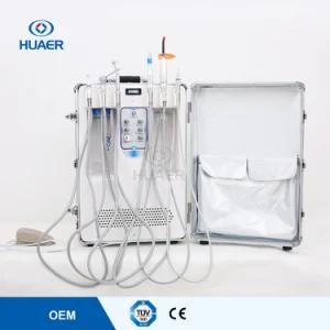TUV Ce Approved Portable Dental Unit with Oilless Air Compressor