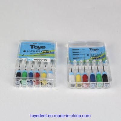 Good Quality Niti H File Dental Root Canal File for Endodontic Treatment