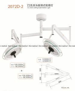 High Quality 2PCS 108W LED Surgical Medical Exam Light 72 Holes LED Ceiling Examination Light Ce FDA Approval