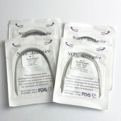 Orthodontic Dental Materials Niti/S. S. /Heat-Activated Orthodontic Niti Wire