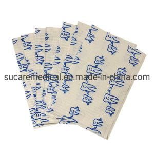 33X45cm Disposable Printed Patterns Dental Bibs
