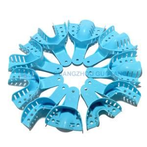 Types of Dental Instrument Trays/ Blue Disposable Plastic Impression Tray