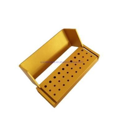 30 Holes Dental Burs Stand Box Aluminium Endo File Holder
