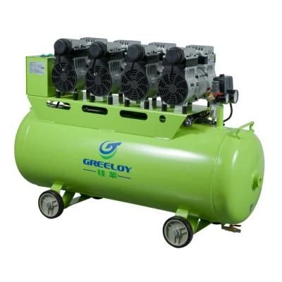 Silent Portable Dental Unit Oil Free Air Compressor for Medical