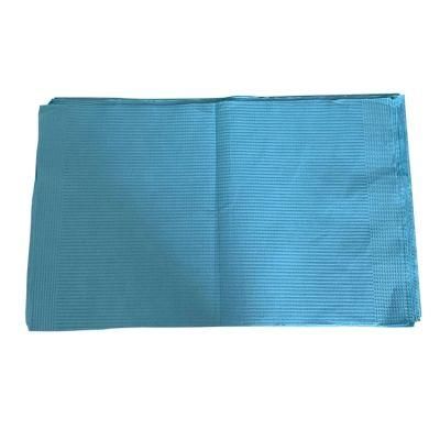 Disposable 30X50cm 4 Ply Plastic and Metal Chains Dental Bibs