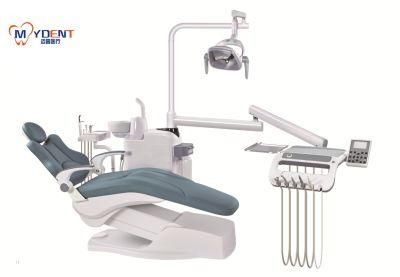 Fiber Leather Dental Chair Unit with Low Mounted Tray