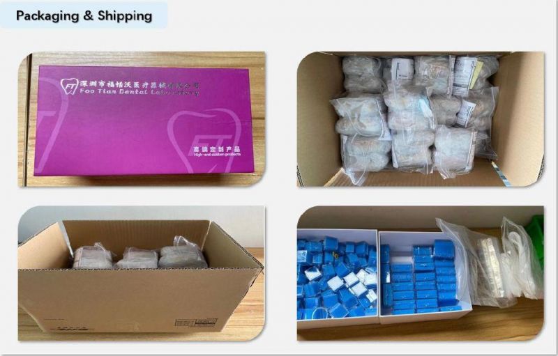 Dental Material Implant Supplies All-on-6 Full Contour Zirconia Upper Dental Implant Bridge