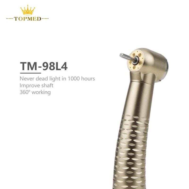 Medical Equipment Dental Instrument with Quick Coupling 5 LED Dental High Speed Handpiece