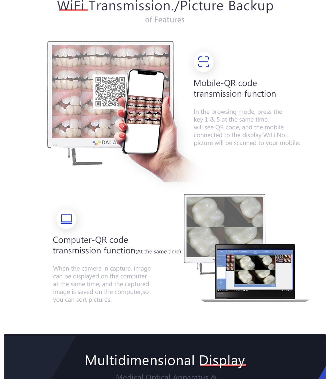 Portable 10megapixels Multi-Mode Intraoral Camera Dental Paque