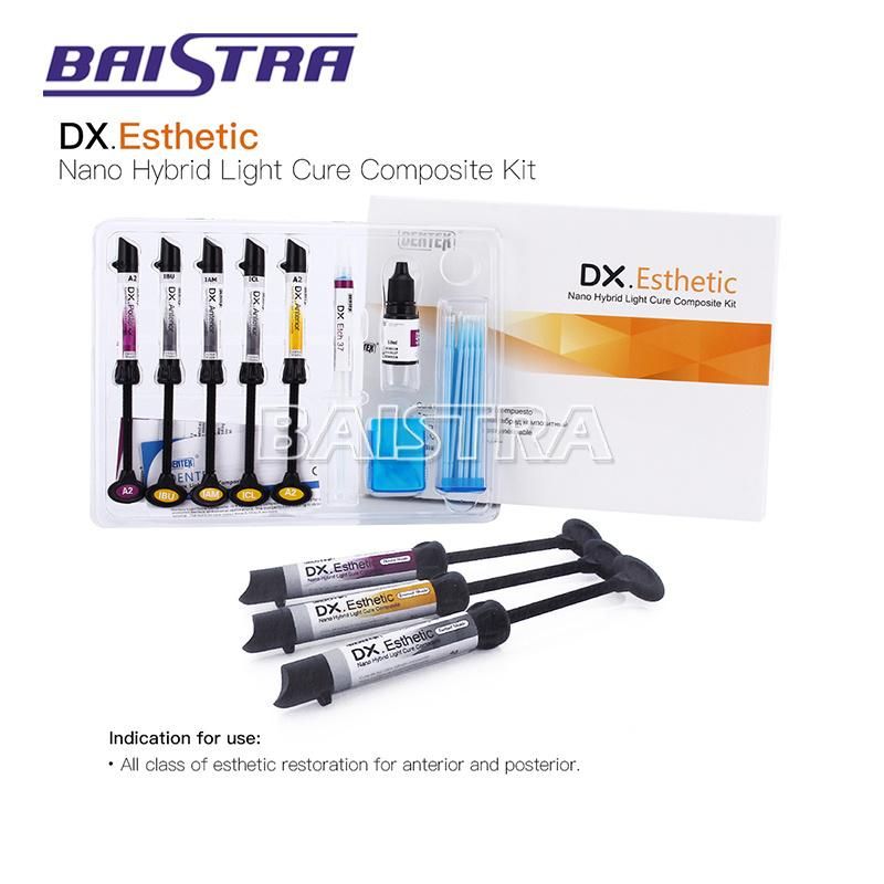 Dentex Esthetic Universal Dental Anterior Light Cure Composite Kit