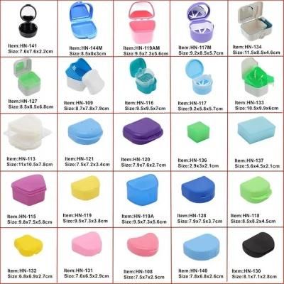 European Style Teeth Retainer Box Plastic Denture Storage Box