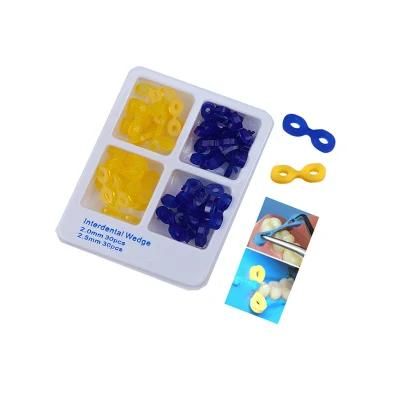 Disposable Dental Silicone Dental Elastic Rubber Fixing Wedges Interdental Wedge