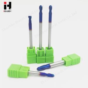 HRC 65 Solid Carbide Milling Cutters 2 Flute/ 4 Flute Ball Nose End Mill