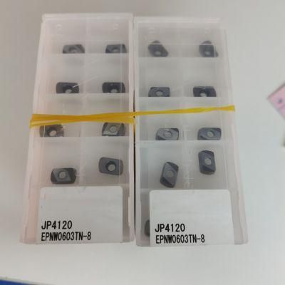 CNC Lathe Cutting Tools Cabide Inserts Cutters Epnw 0603tn-8 Jx1005/ Jx8045