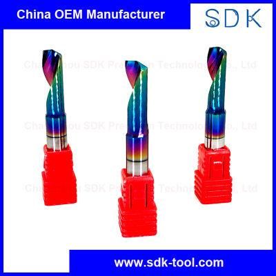 1 Flute Economic Solid Carbide One Flute CNC Router Bits for Aluminium with Dlc Coating