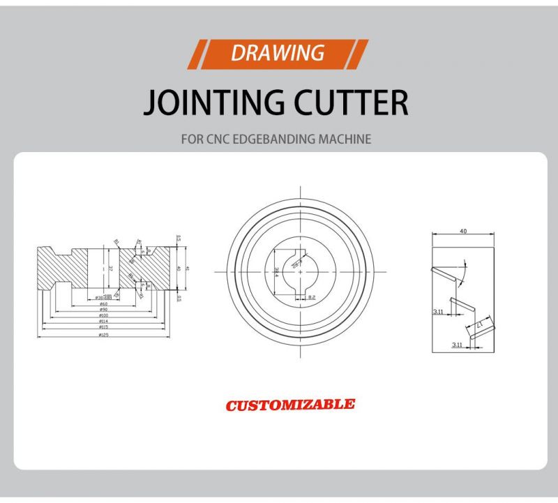 Kws PCD Jointing Cutter Woodworking Tools Pre-Milling Cutters