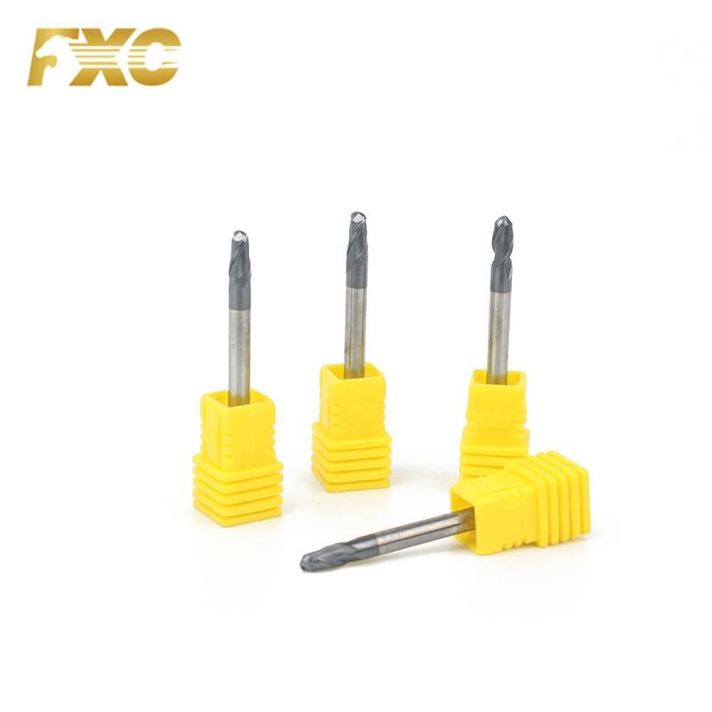 2 Flutes Tungsten Carbide Ball Nose End Mill