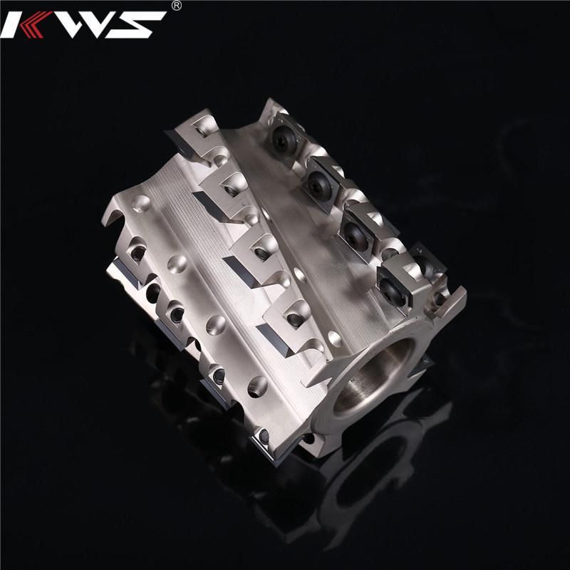 Helical Spiral Cutter Head Wood Cutting High Performance Woodworking Spiral Cutter Head