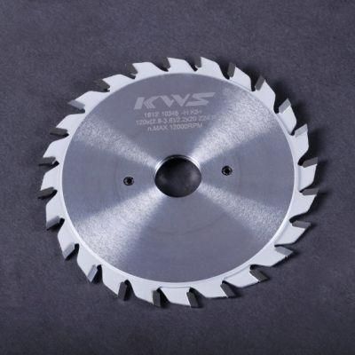 Tct Adjustable Scoring Saw Blade with Chrome Surface Treating