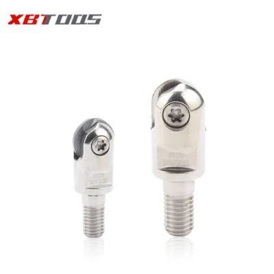 Ball End Milling Cutter Head with Replaceable Locking Teeth