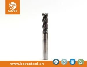 Rib Flat End Mill 4-Flute 30&deg; /Diamond Coated for Graphite