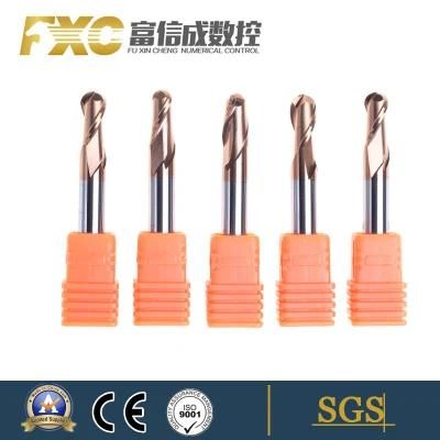 HRC55 Carbide Ball Nose End Mill for Milling Machine