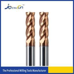 HRC55 4 Flutes Solid Carbide Corner Radius Carbide Insert